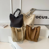 Wholesale Gray Spots Ladies Canvas Shopping Bag Large Capacity Single Gift Beach Tote Bag