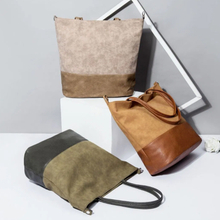 Hot New Splicing Fashion Shoulder Bag Large Capacity Ladies Tote Bag